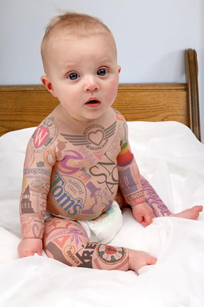 Dietrich Wegner's Tattooed Babies