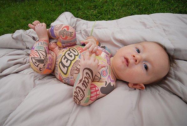 Dietrich Wegner's Tattooed Babies