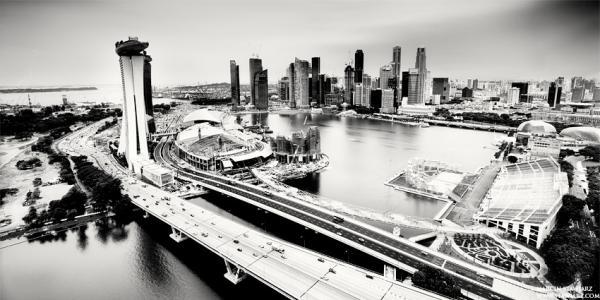 Black and White Cityscapes by Marcin Stawiarz
