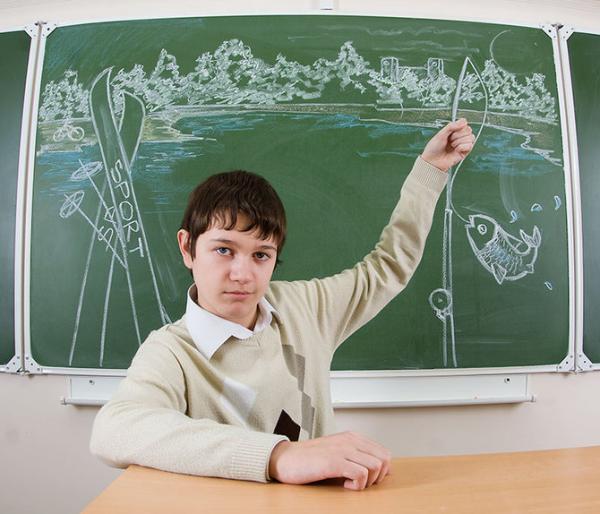 Chalkboard Yearbook Portraits