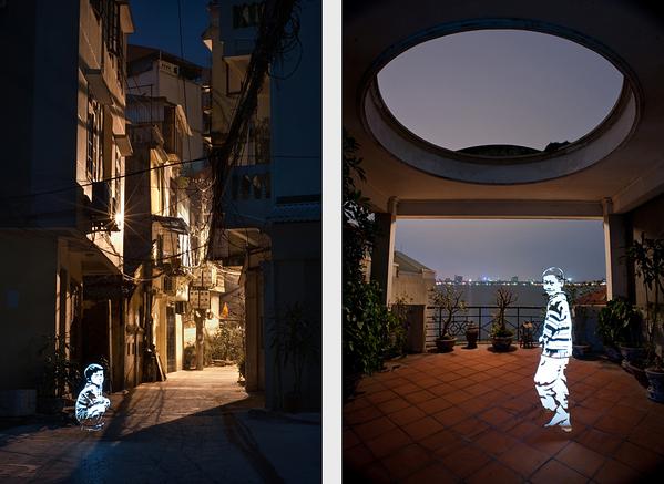 Enlightened Souls - Lightpainting by Fabrice Wittner