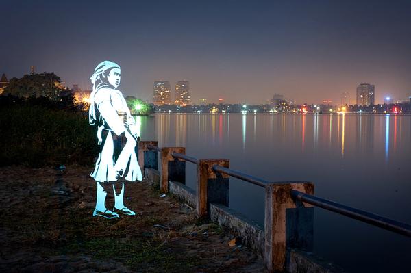 Enlightened Souls - Lightpainting by Fabrice Wittner