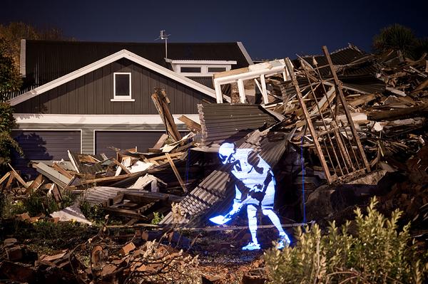 Enlightened Souls - Lightpainting by Fabrice Wittner