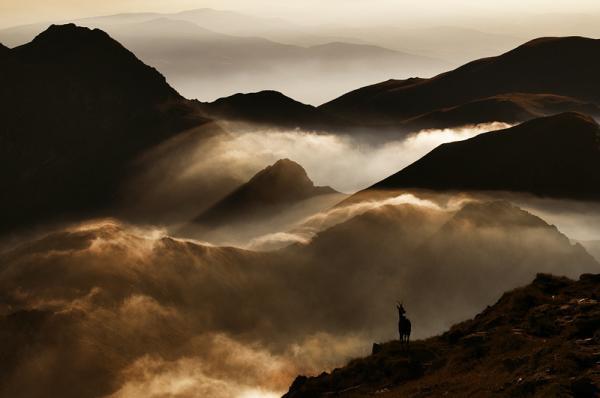 Cloudy mountains by Cornel Pufan