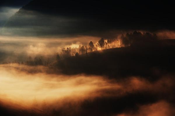 Cloudy mountains by Cornel Pufan