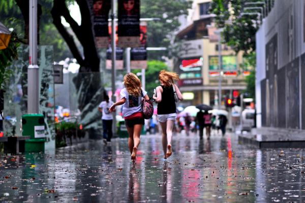 People in the Rain by Danny Santos