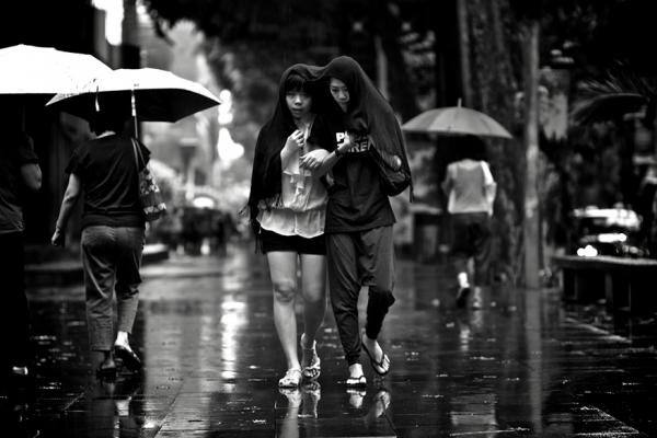 People in the Rain by Danny Santos