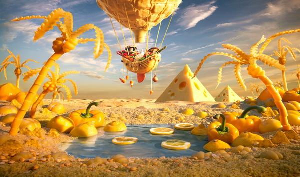 Creative Foodscapes by Carl Warner