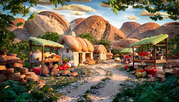 Creative Foodscapes by Carl Warner