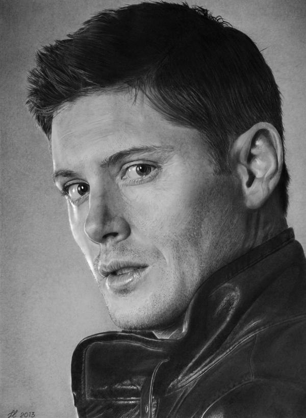 13 dean_winchester_by_francoclun 35 Amazing Examples of Black And White Photography