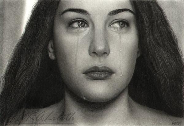 42 Arwen__s_tears_by_akaLilith 35 Amazing Examples of Black And White Photography