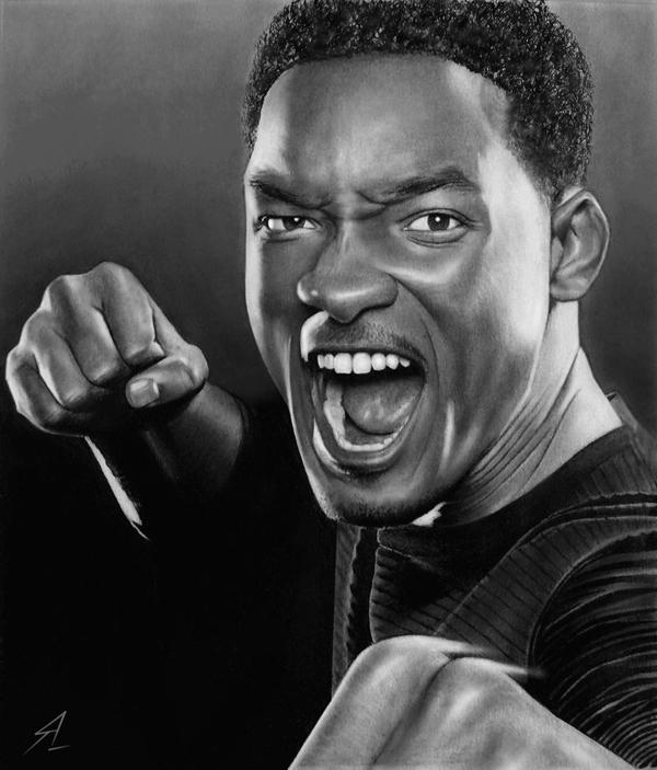38 will_smith_by_electricgod 35 Amazing Examples of Black And White Photography