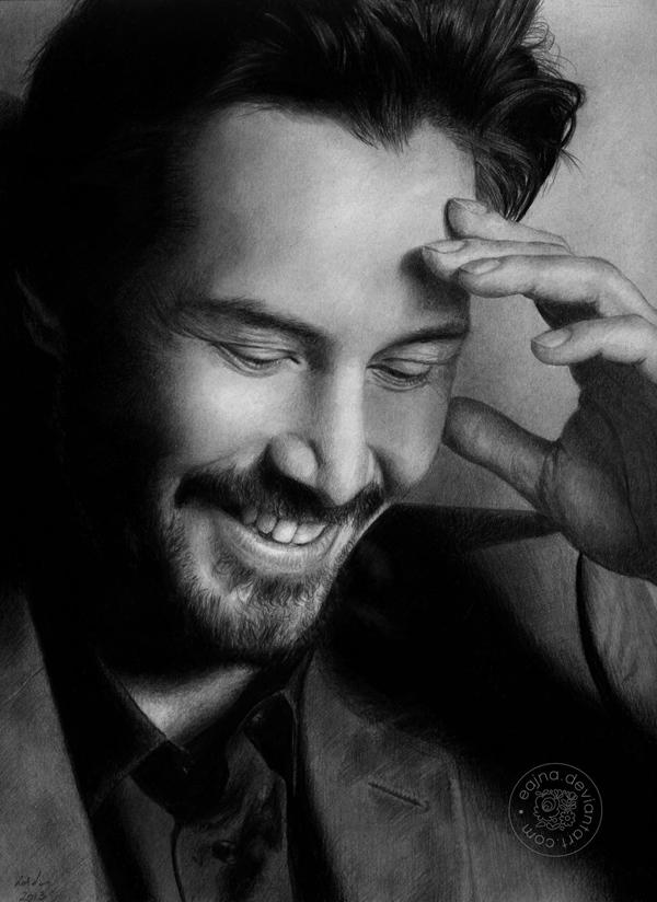 27 keanu_reeves_by_eajna 35 Amazing Examples of Black And White Photography