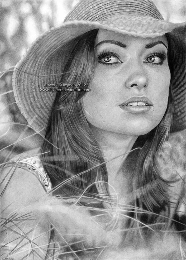 23 olivia_wilde_02_by_ilojleen 35 Amazing Examples of Black And White Photography