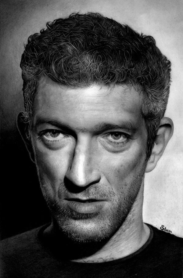 48 vincent_cassel_by_stanbos 35 Amazing Examples of Black And White Photography