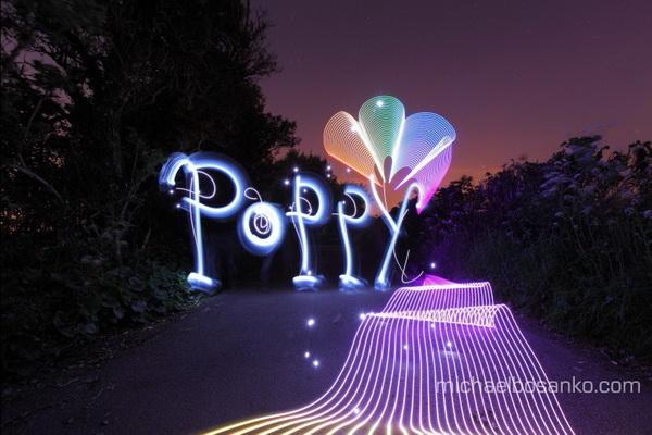 Light Art by Michael Bosanko