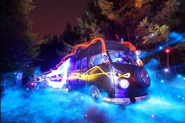 Light Art by Michael Bosanko