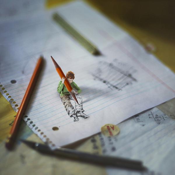 Miniature Photo Manipulations by Fiddle Oak