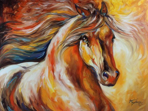 Horse Paintings by Marcia Baldwin