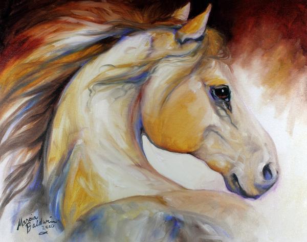 Horse Paintings by Marcia Baldwin