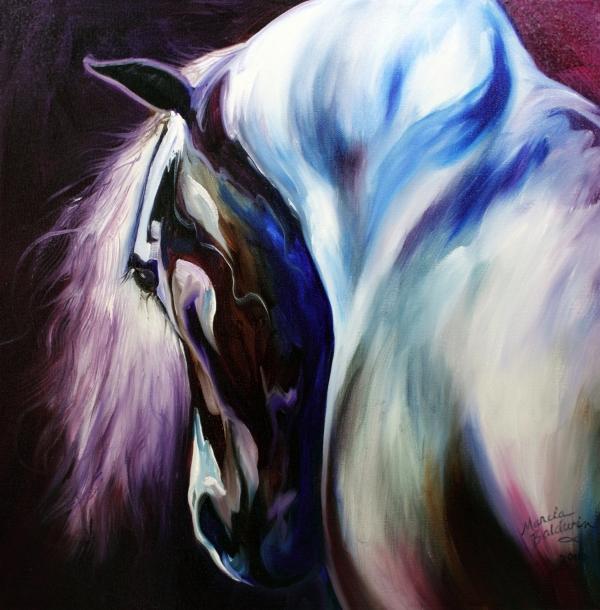 Horse Paintings by Marcia Baldwin