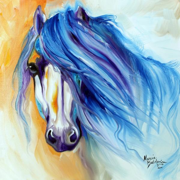 Horse Paintings by Marcia Baldwin