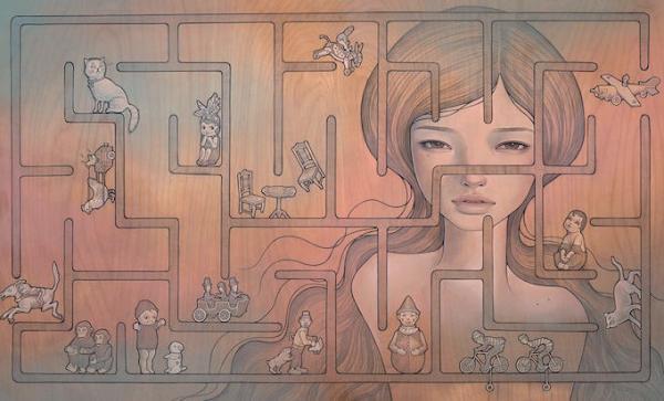 Paintings by Audrey Kawasaki