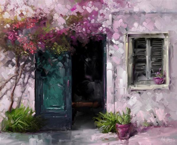 Flower Paintings by Waheed Nasir