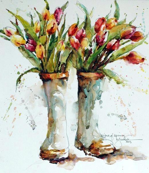 Watercolor Paintings by Bev Jozwiak