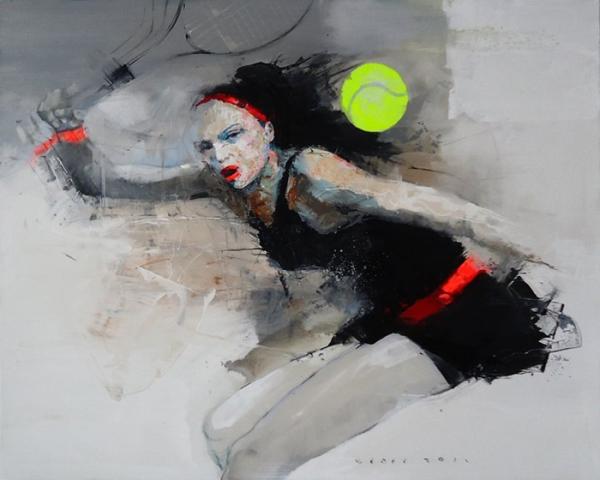 Abstract Paintings by Viktor Sheleg