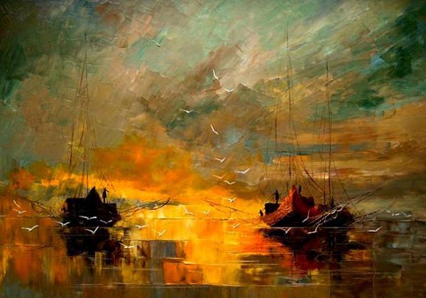 Paintings by Justyna Kopania