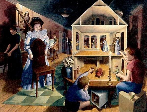 Optical Illusion Paintings by Rob Gonsalves