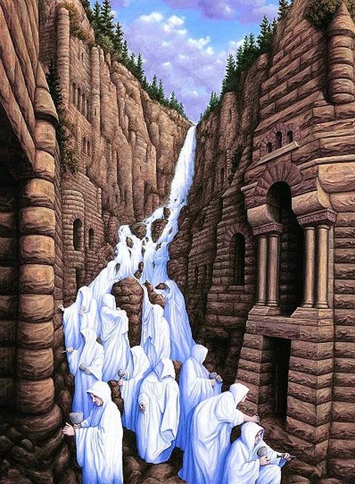 Optical Illusion Paintings by Rob Gonsalves