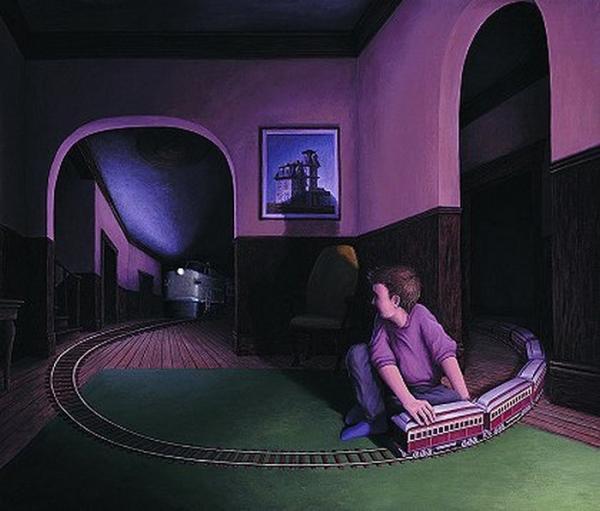 Optical Illusion Paintings by Rob Gonsalves