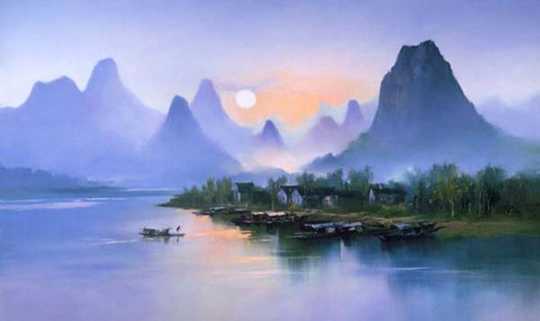 Landscape Paintings by Hong Leung