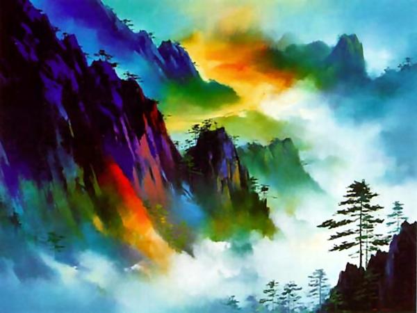 Landscape Paintings by Hong Leung