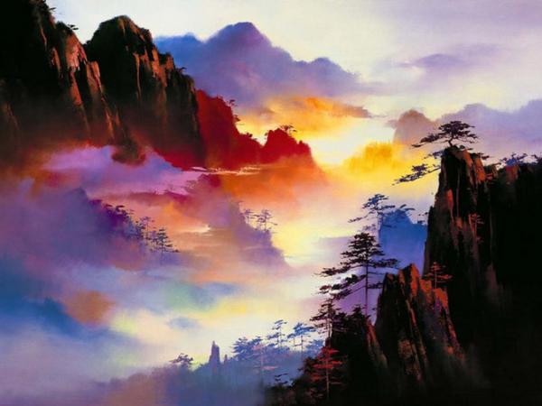Landscape Paintings by Hong Leung