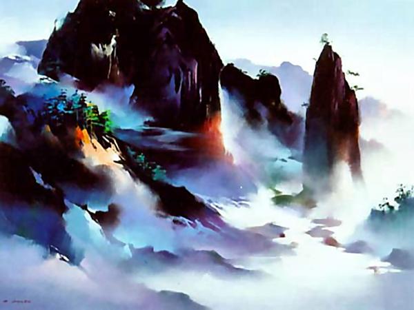 Landscape Paintings by Hong Leung
