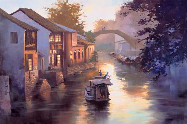 Landscape Paintings by Hong Leung