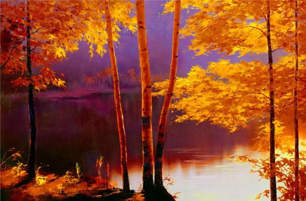 Landscape Paintings by Hong Leung