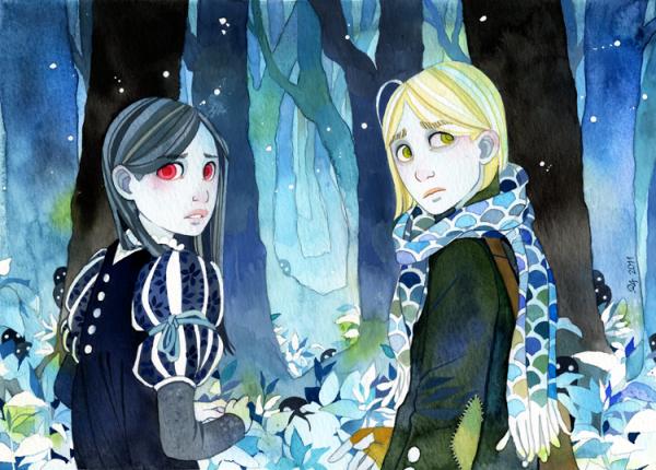Watercolor Paintings by Riikka Auvinen