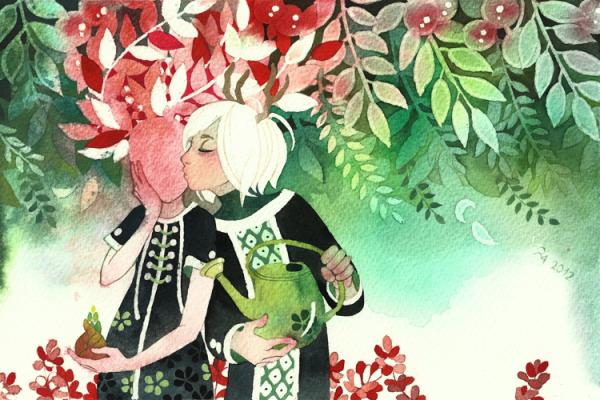 Watercolor Paintings by Riikka Auvinen