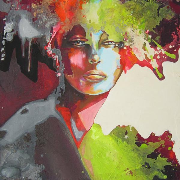 Surreal Portrait Paintings by Pascale Pratte