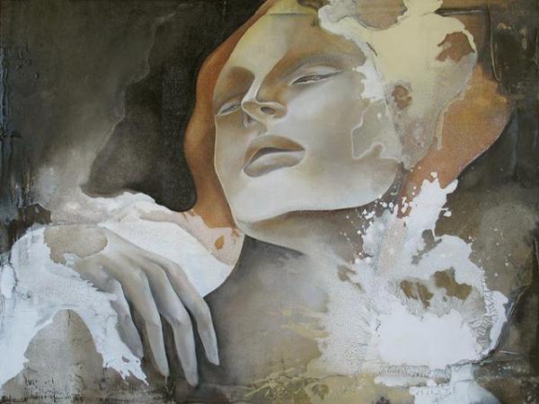 Surreal Portrait Paintings by Pascale Pratte