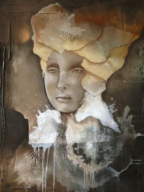 Surreal Portrait Paintings by Pascale Pratte
