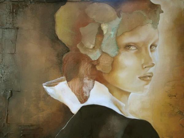 Surreal Portrait Paintings by Pascale Pratte