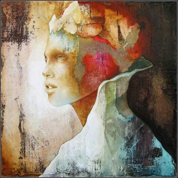 Surreal Portrait Paintings by Pascale Pratte