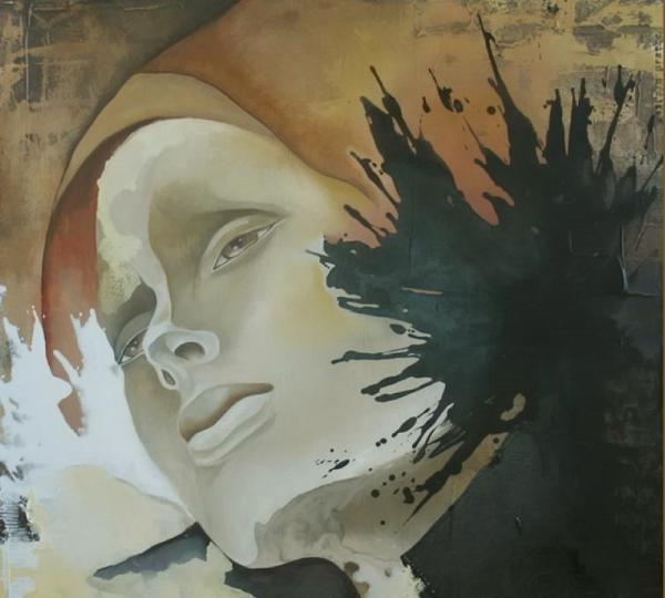Surreal Portrait Paintings by Pascale Pratte