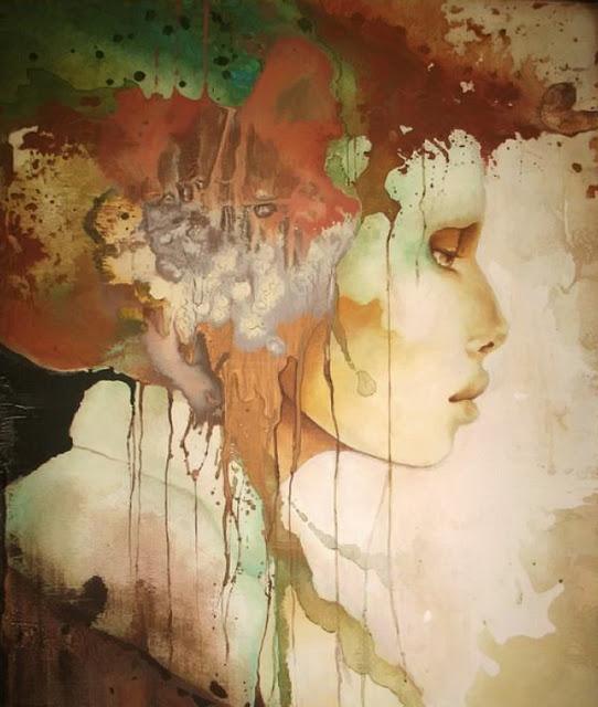 Surreal Portrait Paintings by Pascale Pratte