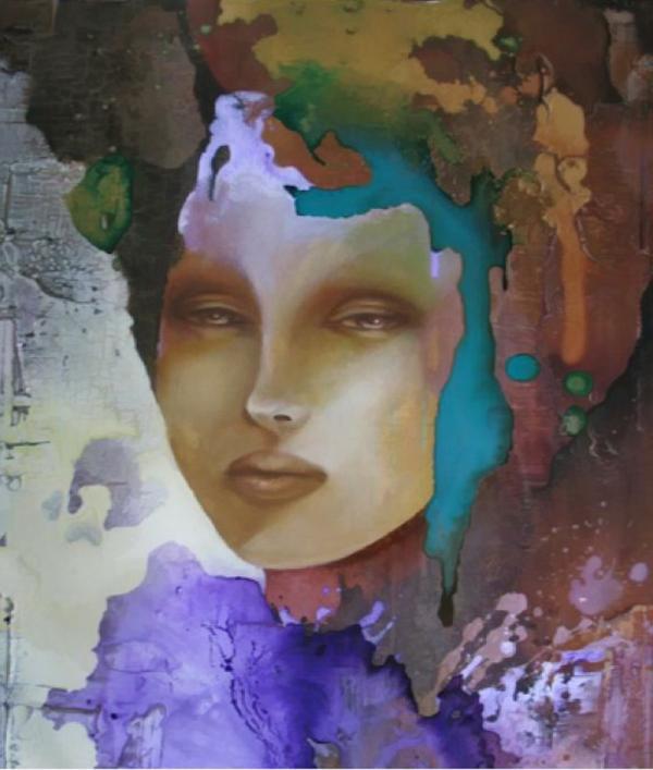 Surreal Portrait Paintings by Pascale Pratte